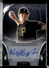 2013 BOWMAN STERLING AUTO NICK KINGHAM PIRATES