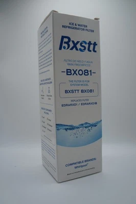 BXSTT EDRARXD1 Refrigerator Water Filter Compatible with Whirlpool, 1 Pack