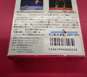 Hiryu no Ken II Dragon's Wings Famicom Game Box & Manual Included Tested
