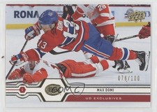 Max Domi #46 2019-20 Upper Deck UD Exclusives 76/100 15 k