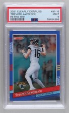 2021 Panini Clearly Donruss Retro 1991 Trevor Lawrence #91-16 PSA 9 MINT 1i0n