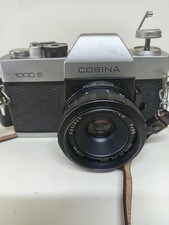 Cosina 1000 S Camera with Lenses and Case-vintage Collectable