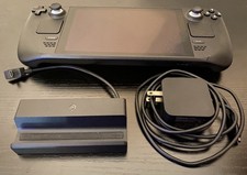Valve Steam Deck 512GB Handheld Console with Power Adapter Case Cloth and Dock