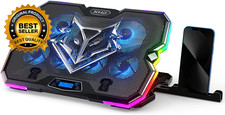 New Upgrade Laptop Cooling Pad A13 RGB Lights Laptop Cooler 6 Fans