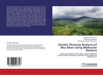 Genetic Diversity Analysis of Rice Bean Using Molecular Markers Saraladevi Muthu