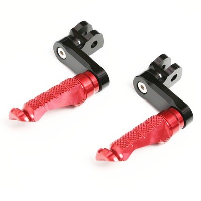 R-FIGHT 1.5 inch Extended Front Foot Pegs Red For Spyder RS Models 08-13 14 15