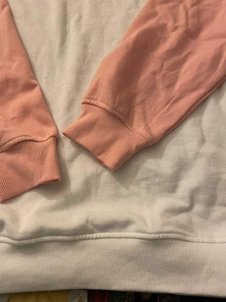 Pusheen Colorblock Cuello Redondo Pullover Sudadera Suéter Talla 3XL Blanco/Rosa Foto 4 de 4