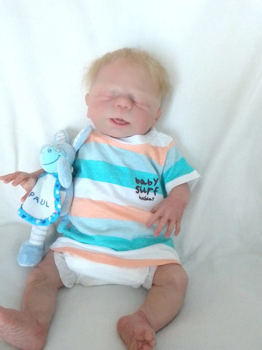 Bébé Reborn Fille Tout En Silicone - Madeleine - Monde Poupée