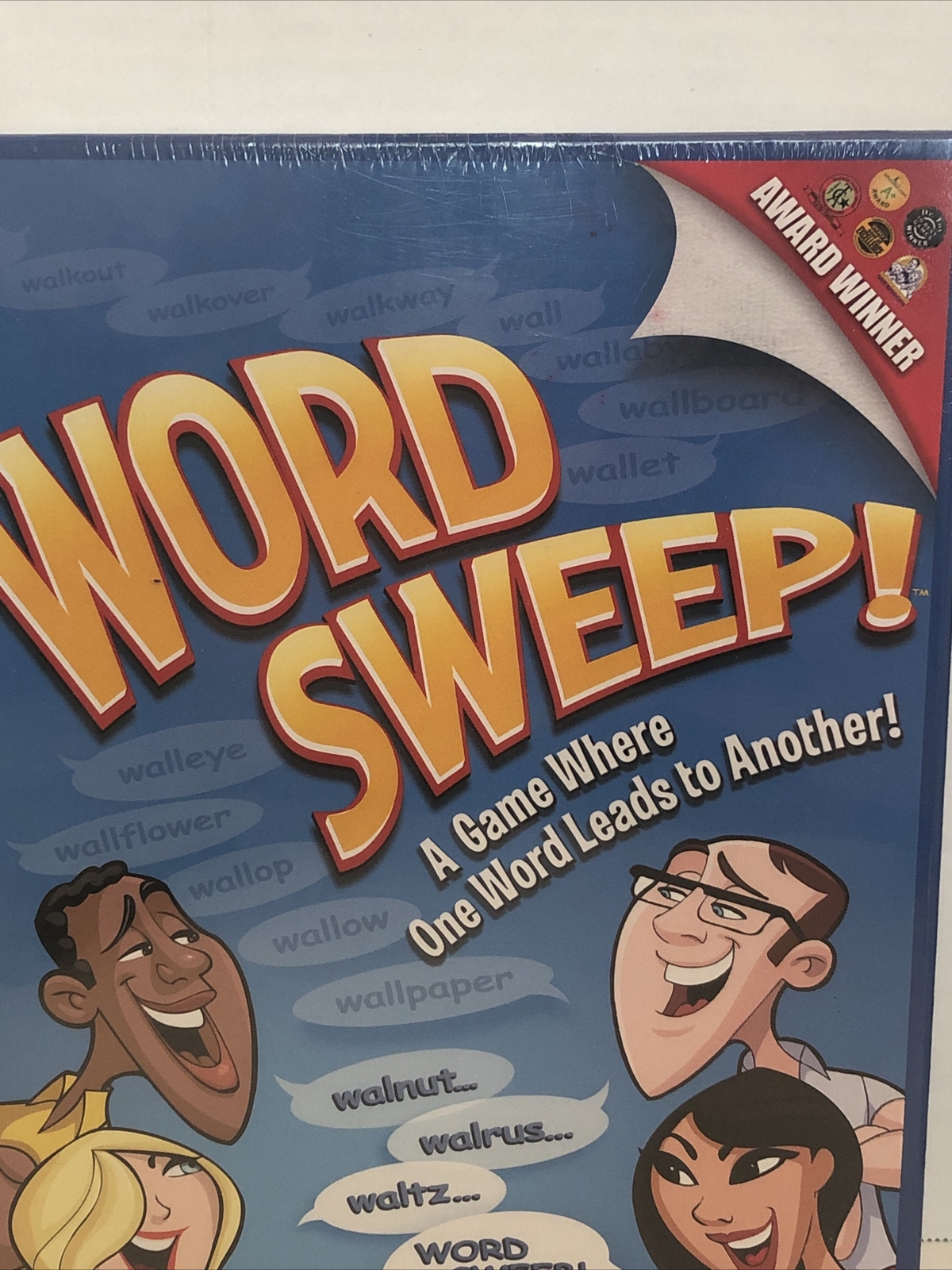 Word Sweep Board Game Complete and Great Shape Family Night Party Award