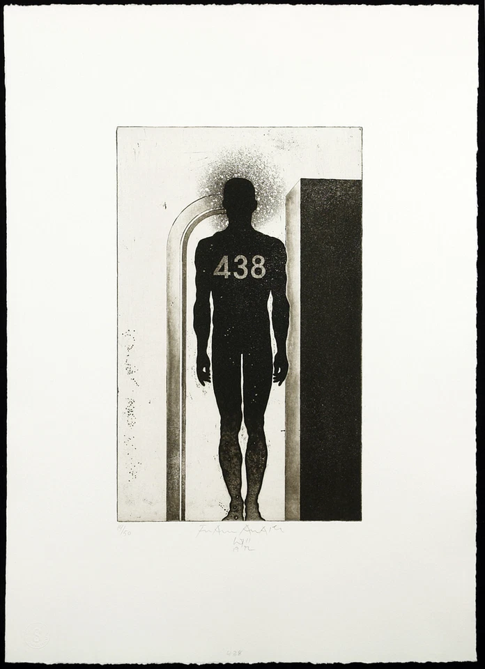 Surrealer Konstruktivismus. "438", 1972. Franz Anatol WYSS (*1940), handsigniert - Bild 2 von 3