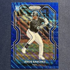 2021 Panini Prizm Jesus Sanchez RC Blue Wave /60 Marlins