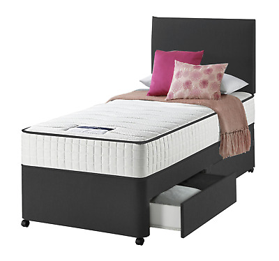  Single  Divan Bed  3FT With Mattress With drawers Option 