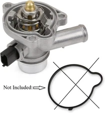 Aluminium Coolant Thermostat Housing Assembly compatible with Chevy and Buick