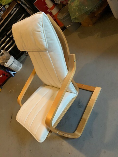 Youngmenheaven Ikea Poang Chair With Metal Frame