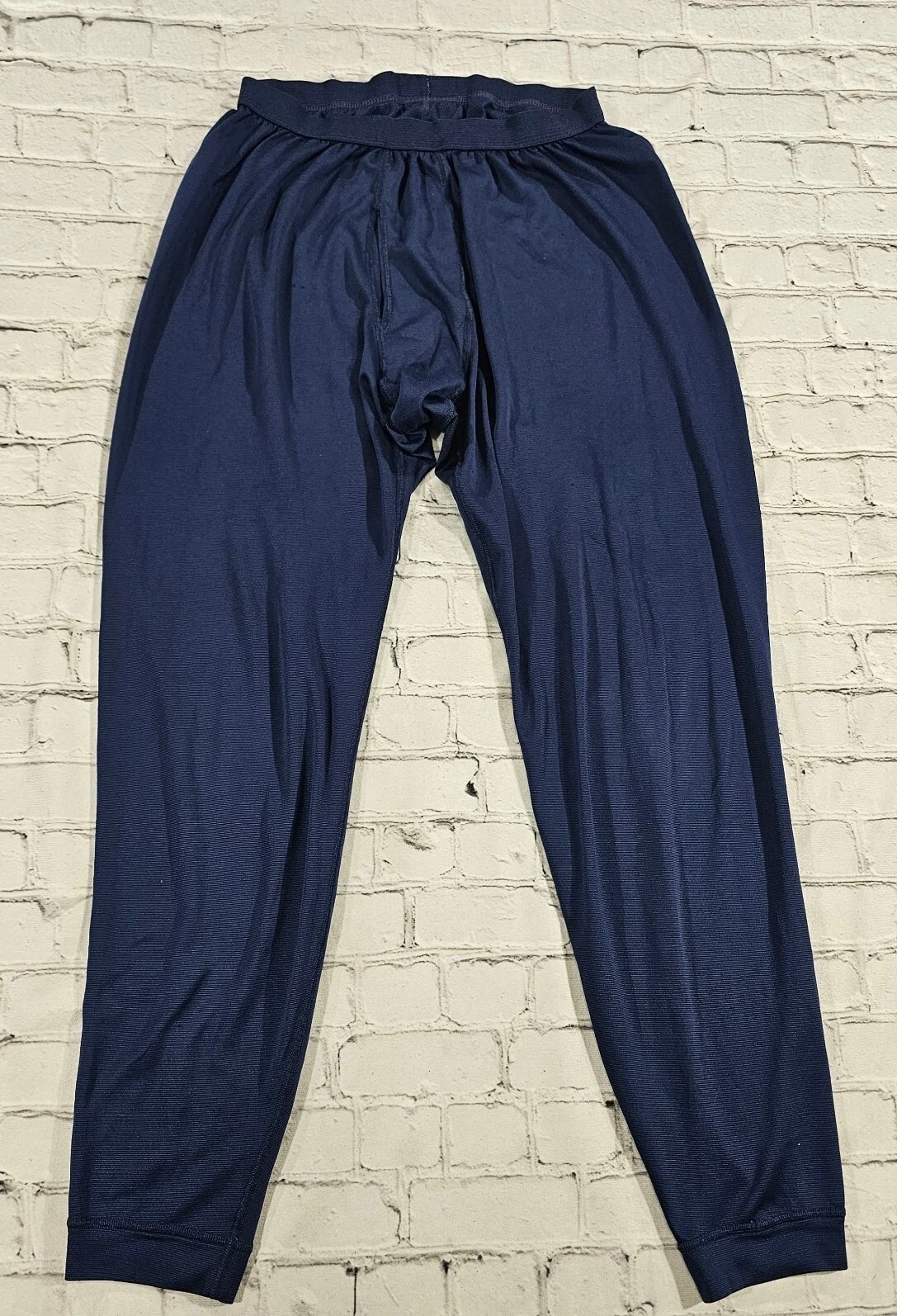 Patagonia Capilene Vintage Pants Blue Base Layer USA Made Ski Hiking Y2K MENS XL