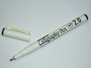 Featured image of post Artline Calligraphy Pen 4.0 : Artline calligraphy pen 4,0 black.