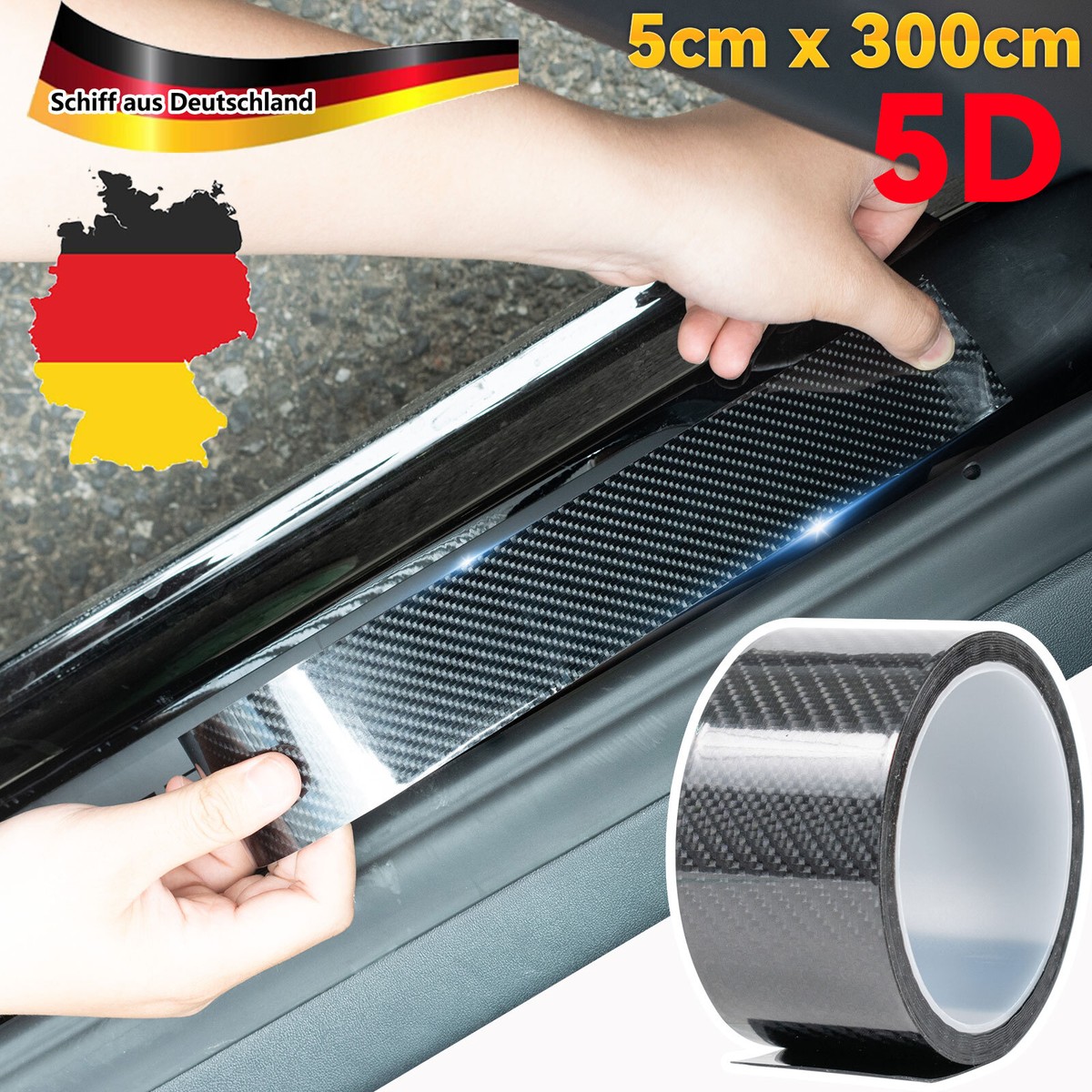 MNBHJGR 5 Stück Auto Einstiegsleisten Schutz, Für Produktbild-Vorschau 4