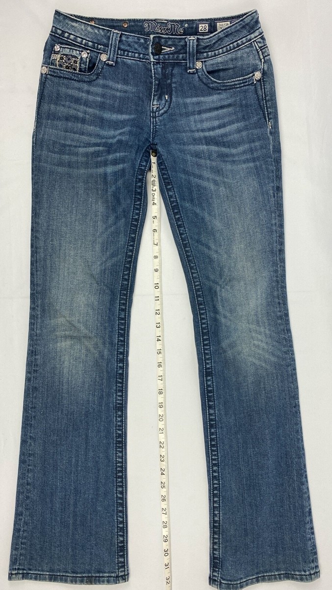 Miss Me Womens Jeans 28Wx34L Medium Wash Boot Cut JP6152B | eBay