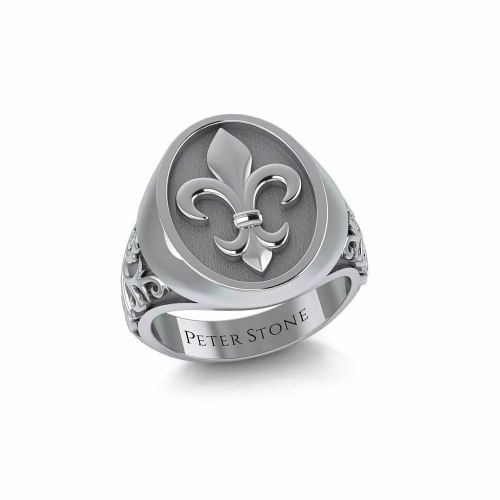 Sterling silver fleur de lis sale