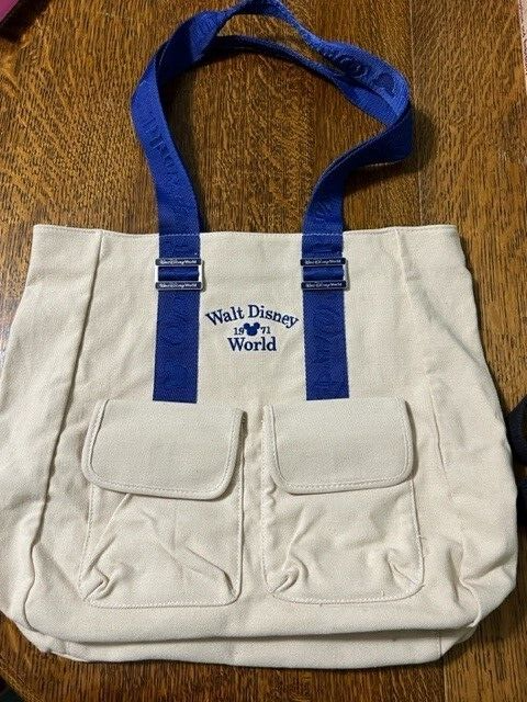 New Walt Disney World “Est. 1971” Canvas Tote Beach Bag Vtg  display picture 1