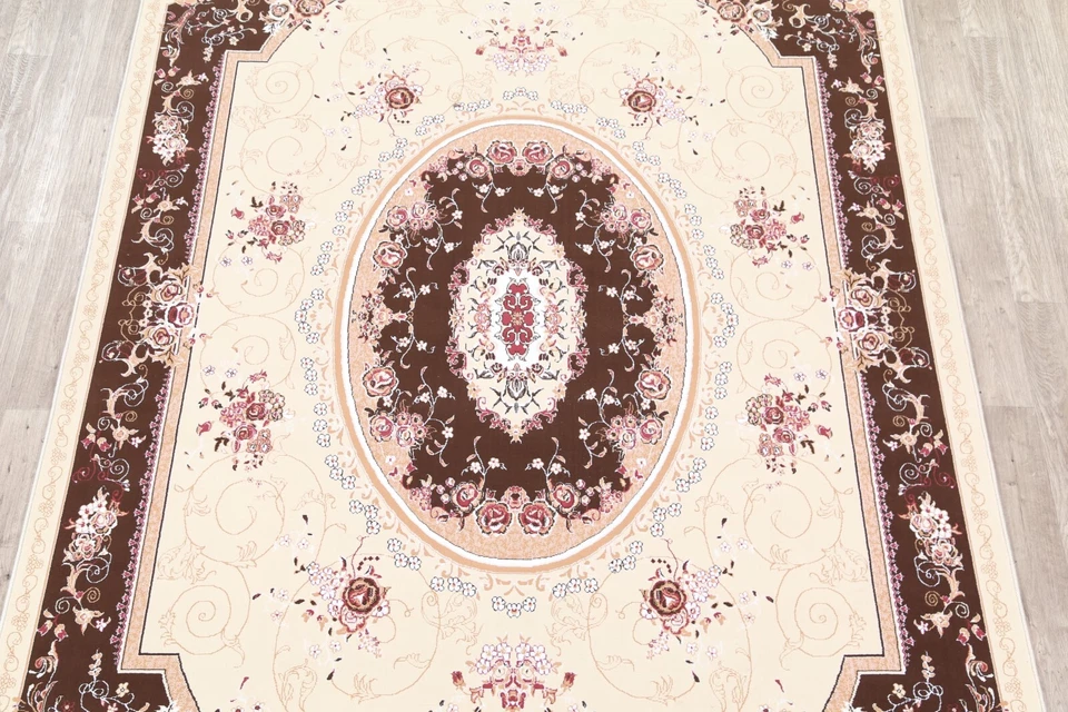 Transitional Aubusson Victorian Style Area Rug 8x12 for Living Room Bedroom - Image 4 of 4