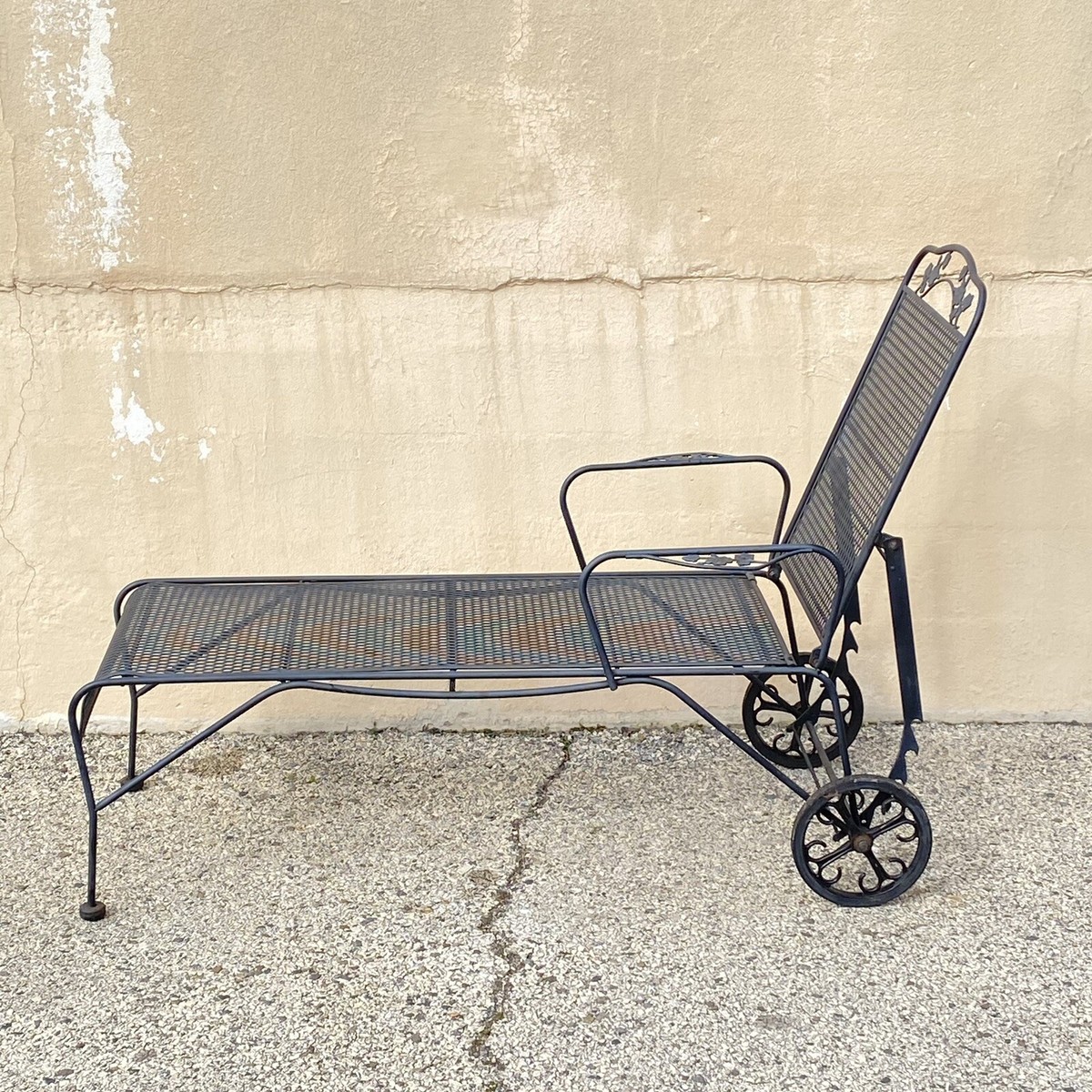 Wrought Iron Chaise Wheels Replacement Wheel For Chaise Or Tea Cart