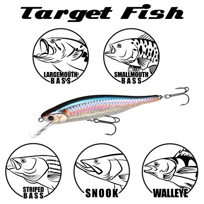 Puntero Con Forma De Rayo Bait Lucky Craft, 98 X R, Elige El Color