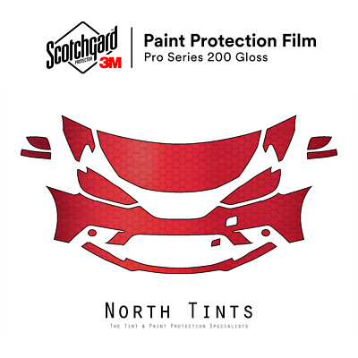 3M PRO Series PreCut Paint Protection Clear Bra PPF for Nissan Sentra 2016-2019