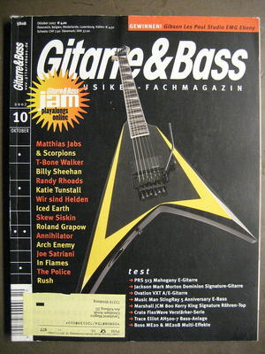 GITARRE & BASS 2007 # 10 - SCORPIONS T BONE WALKER BILLY SHEEHAN RANDY RHOADS