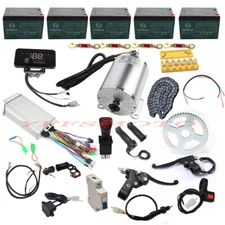 60V 2500W Brushless Electric Motor Kit Assembly for Go Kart Razor E-bike ATV NEW