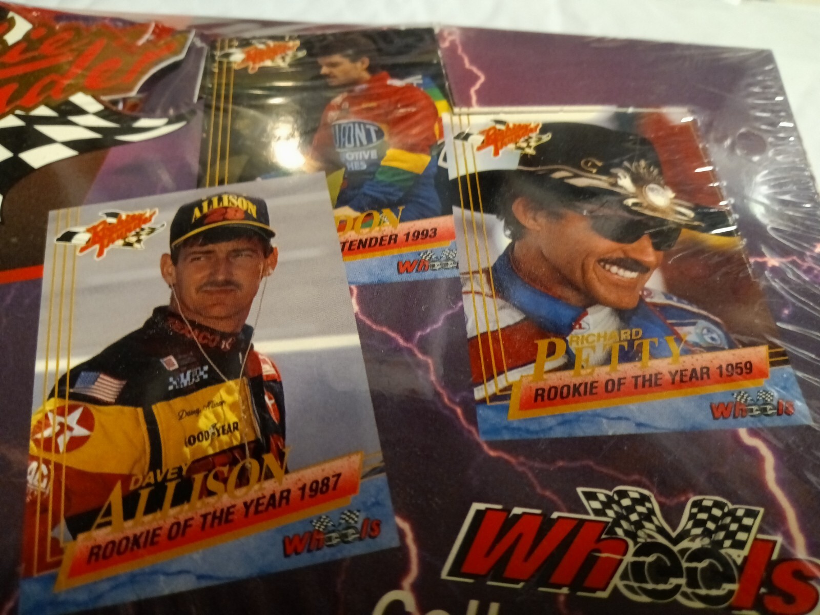 * 1993 Wheels Rookie Thunder Racing Cards wax eBay