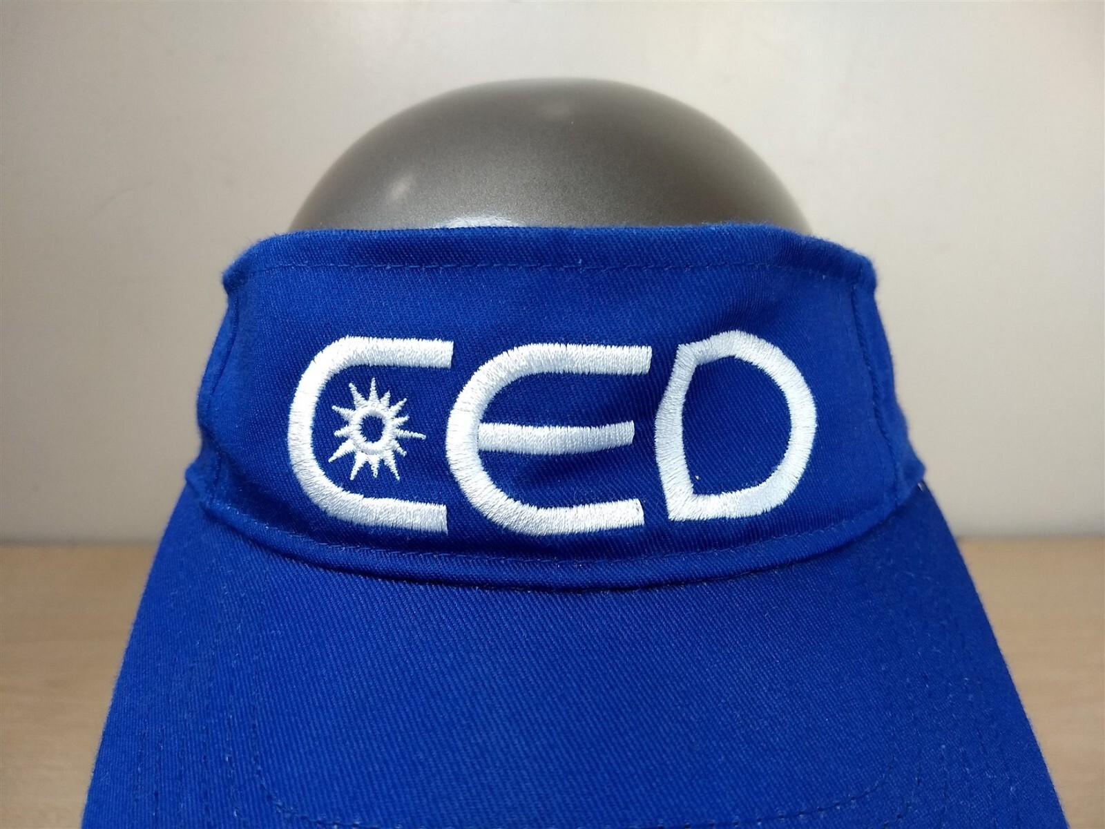 CED ADJUSTABLE STRAPBACK SUN VISOR/CAP, BLUE, CAR… - image 7