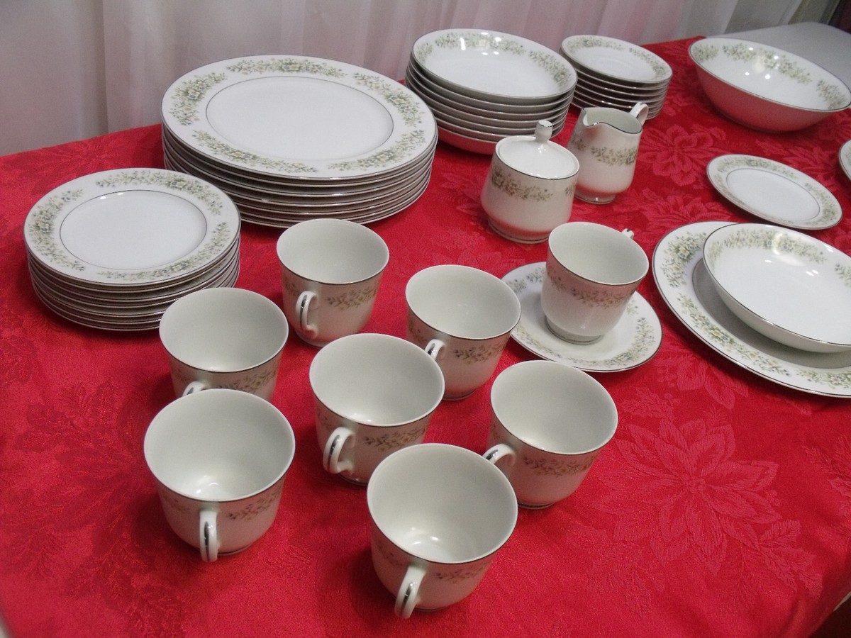 Vintage 44 Pieces Sango Oxford China Japan Dream Time 530 COMPLETE