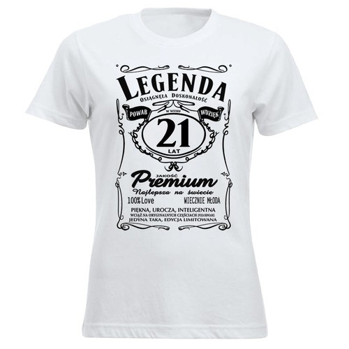 21 lat Urodziny Legenda Damska Koszulka polnisches T-Shirt Prezent Dla Kobiet PL T-Shirt - Bild 14 von 19