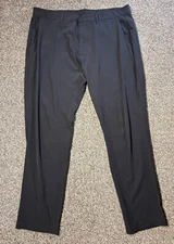 Fabletics The Only Pants Mens 38x31 Black Stretch Performance Preppy Golf Chino