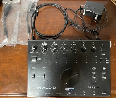 M-Audio AIR 192|14 192 14 8-In/4-Out 24/192 USB Audio Studio Recording Interface