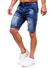 Shorts Kurzhose Jeans Bermudas Jeanshose  Kurze Motiv Classic Herren BOLF Casual
