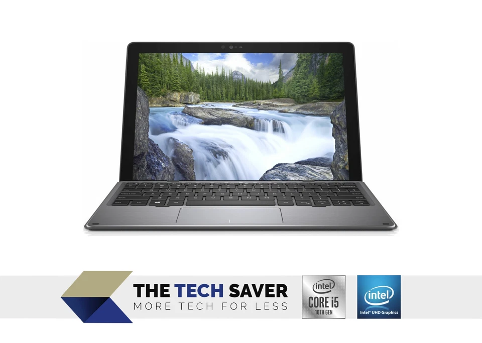 Dell Latitude 7210 2-in-1 Tablet 12.3" Touch i5-10310U 8GB RAM 256GB SSD +KB - Image 4 of 4