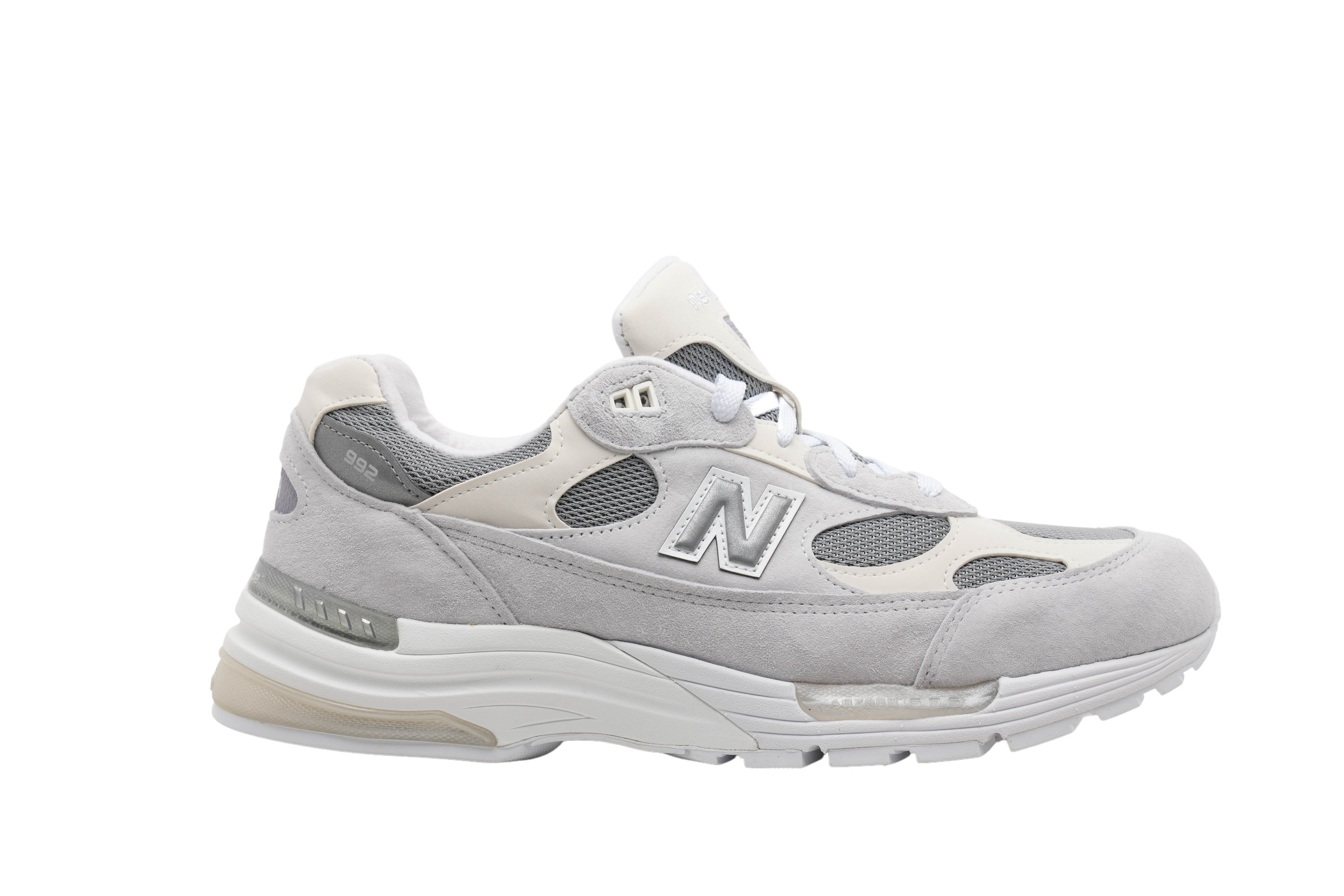 New Balance 992 White Silver