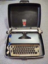 SCM Smith Corona Electra 120 Typewriter w/ Hard Case & Key-Tested-Works-READ thumbnail
