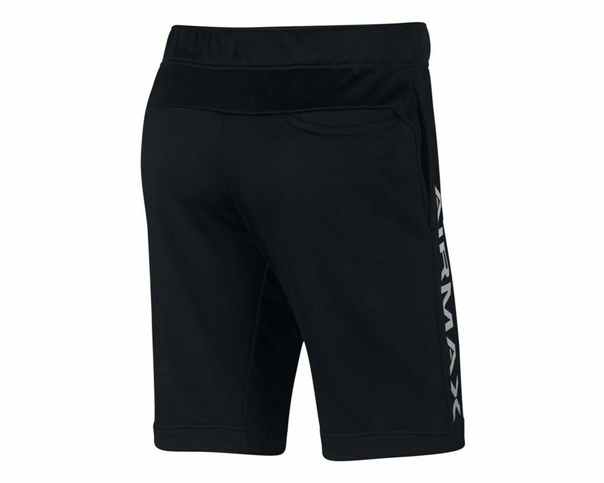 のん Nike Air Max Black/Wolf Grey Men's Shorts (928773-010) Size M