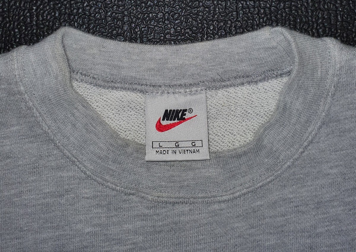 Vintage NIKE 1990s Big Swoosh sweatshirt 90s Pullover size