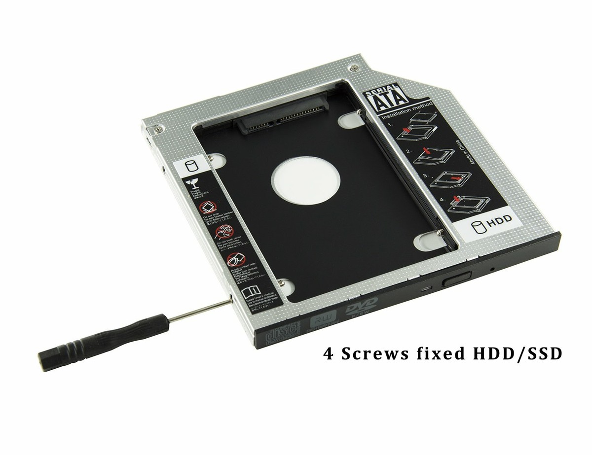 9.5mm HDD CD/DVD ROM Caddy Tray SATA 2.5
