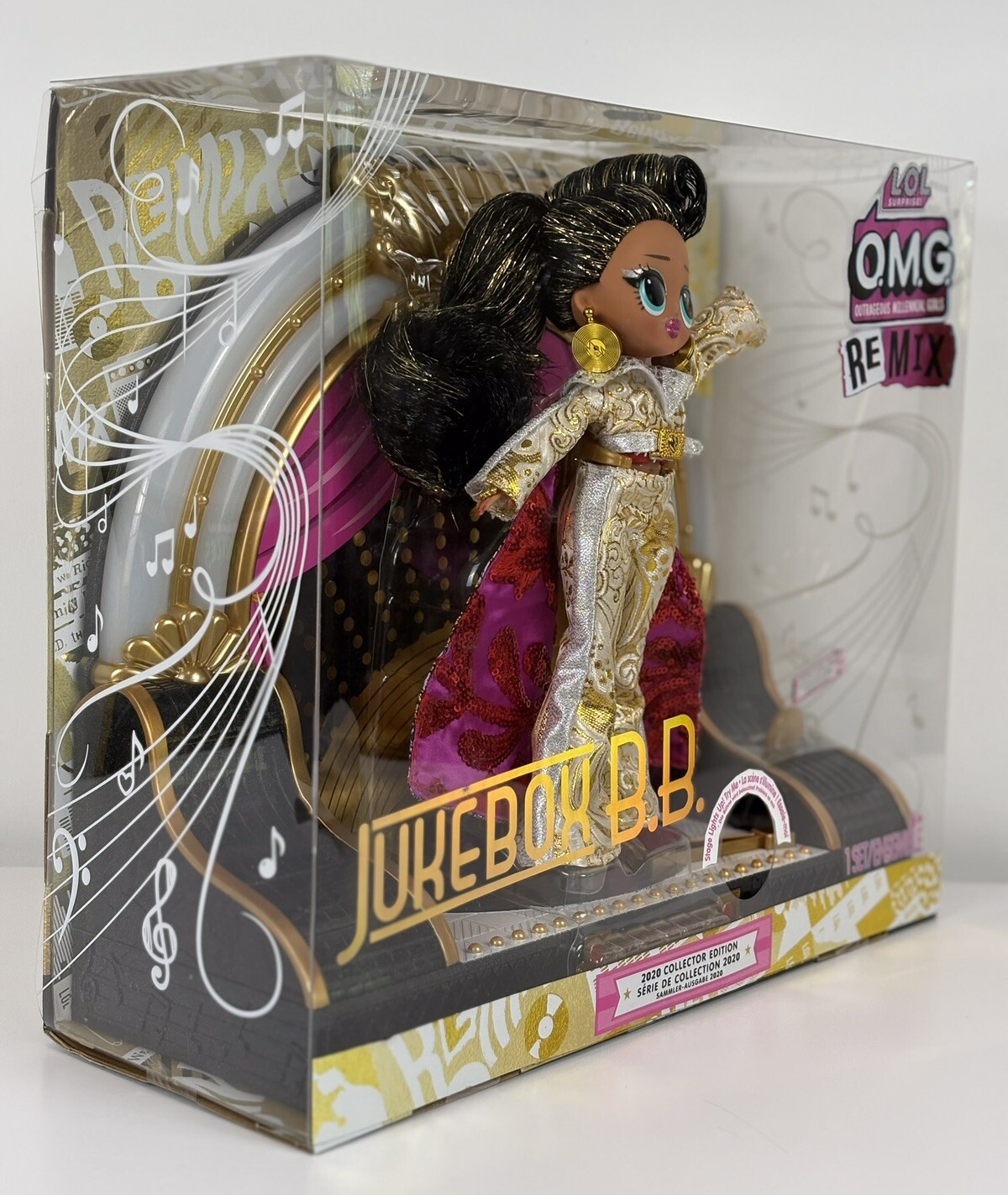 Кукла L.O.L. Surprise OMG Jukebox BB 2020 Limited Edition Collector — фото 4