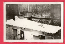 LATVIA LETTLAND Funeral Ceremony at the Cemetery VINTAGE PHOTO 828