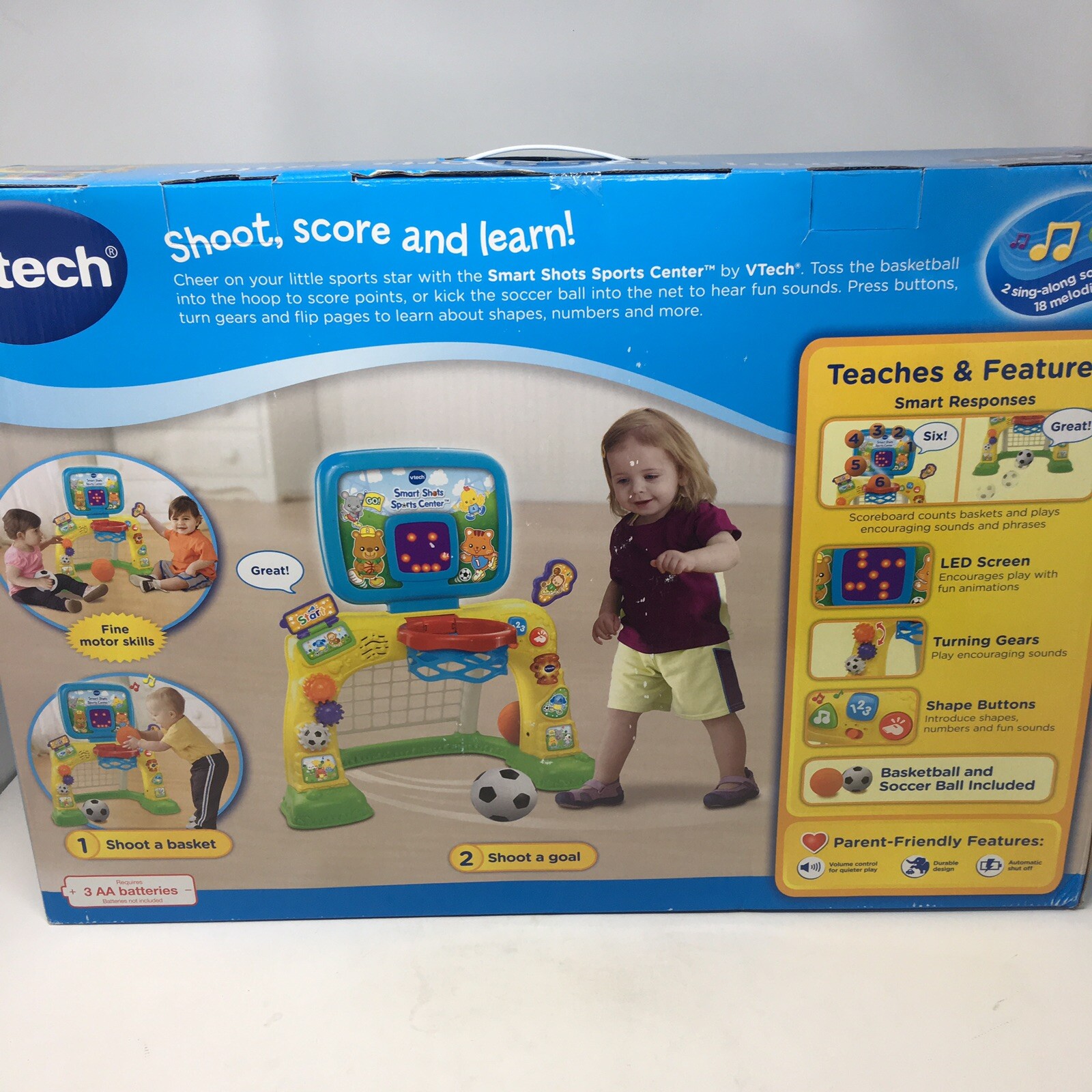 vtech smart shots sports center target