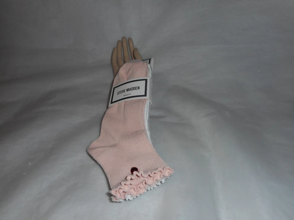 Steve Madden Mujer 3 Pares Multicolor Tobilleras Calcetines Zapato Talla 5-10 Foto 3 de 4