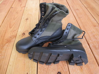US Army Jungle Boots Panama Boots Vietnam Olive Size 7 Combat Boots USMC Marines