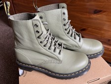 Stivali Dr. Martens Pascal 1460 Virginia 41 in pelle nuovi muted oliva