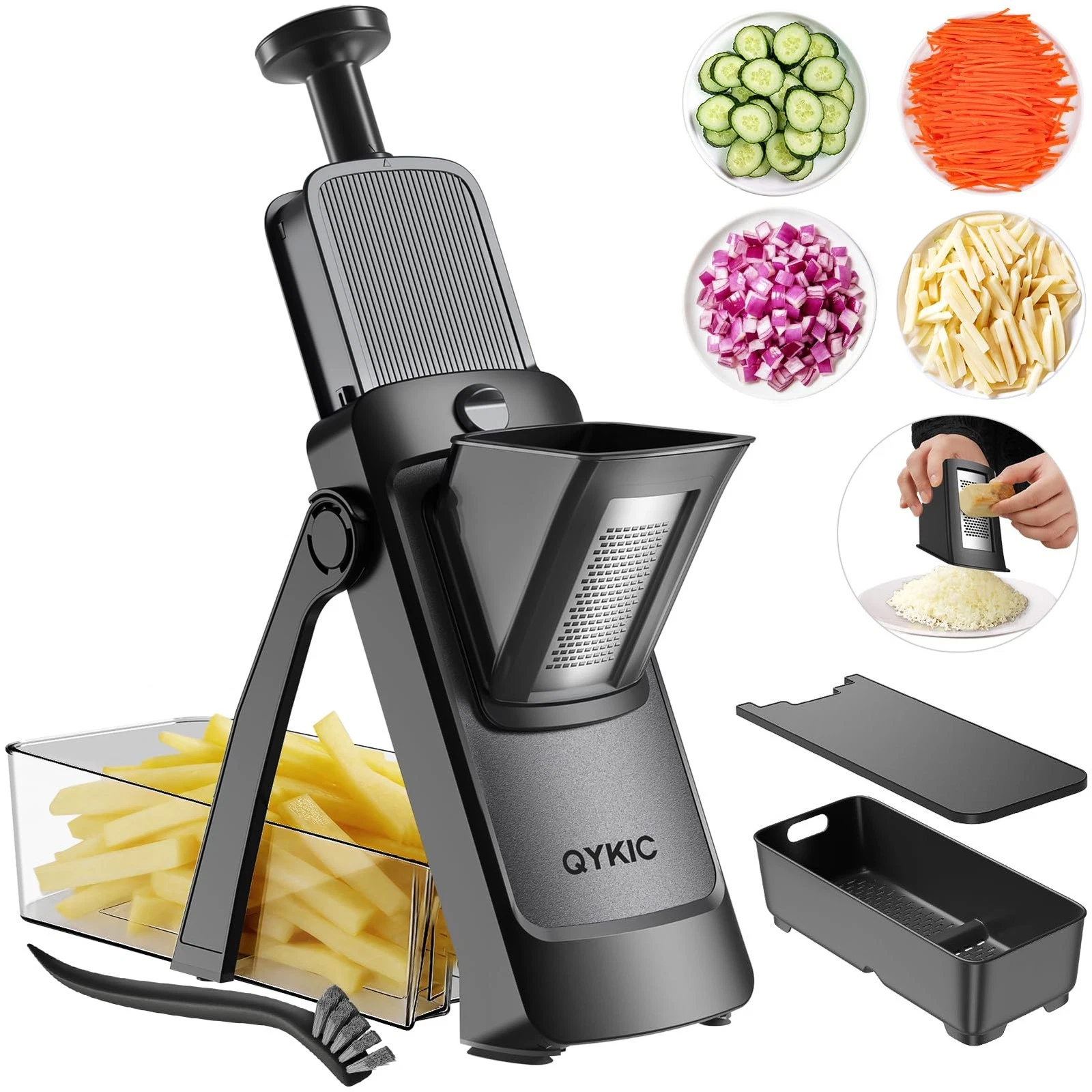 2026 Upgrade Safe Mandoline Slicer,Vegetable Chopper,Potato Slicer, Onion Cho...